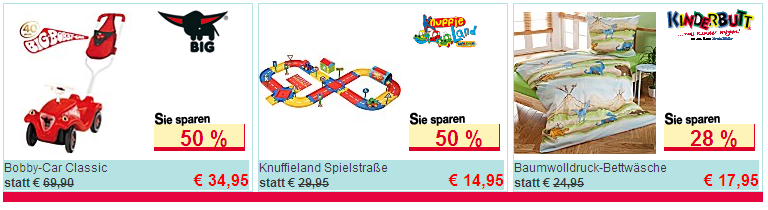 Kinder Butt Angebote der Woche + SparZwerge.de