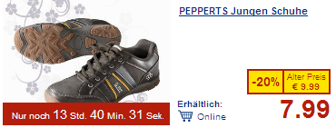 Lidl Schnäppchen - Jungenschuhe für 7,99 Euro