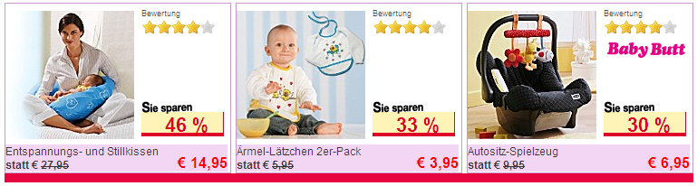 Baby Butt Angebote der Woche