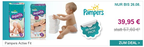 Limango Pampers reduziert und billig Limango Pampers reduziert und billig