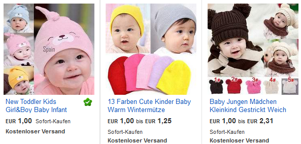 Babymützen billig bei ebay