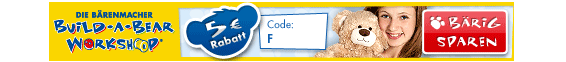 BuildABear Gutscheincode Rabattcode Vorteilscode