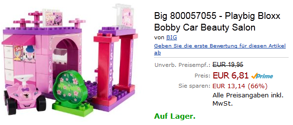 Bobby Car Schnäppchen bei Amazon Deal für Kinder