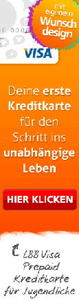Prepaid Kreditkarte für Jugendliche