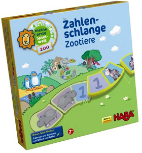 Geschenk für Kinder + Zahlenschlange Zootiere