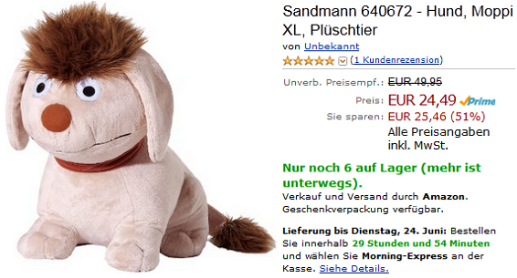 Moppi XL von Sandmann