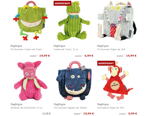 Deglingos billig und reduziert bei Karstadt