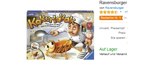 Kakerlakak reduziert und billig bestellen