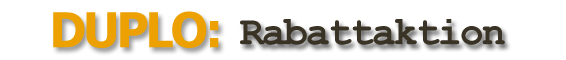 Duplo Rabattaktion