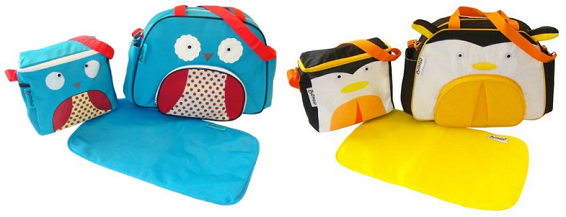 süßes Wickeltaschen-Set von Bomio