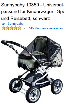 Insektenschutz, Insektennetz für Kinderwagen billig & gut