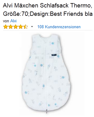 Alvi Mäxchen Schlafsack für Babys