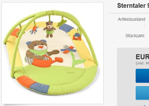 Sterntaler Krabbeldecke & Spieldecke günstig bei ebay