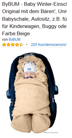 byBUM Wintereinschlagdecke für Babys