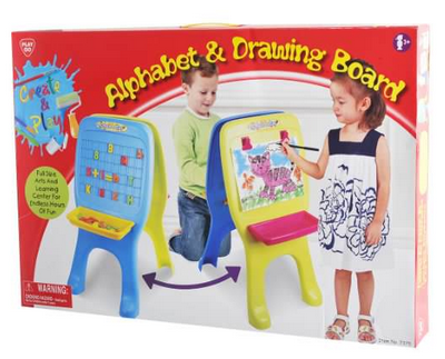 Malbrett und Alphabet lernen mit Playgo