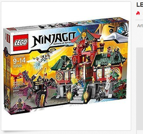 Ninjago City LEGO-Set 70728 günstig
