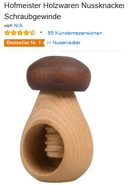 Nussknacker-Pilz für Kinder