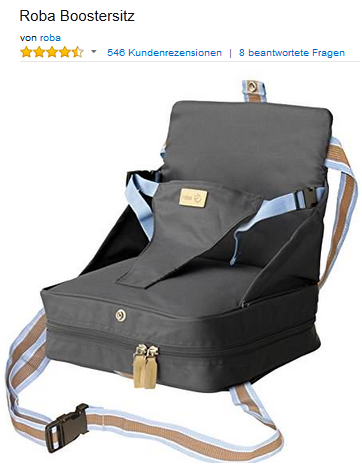 Roba Boostersitz stark reduziert bei Amazon