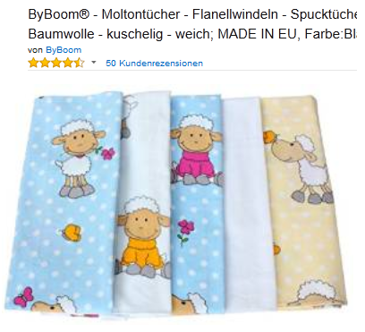 ByBoom Moltontücher
