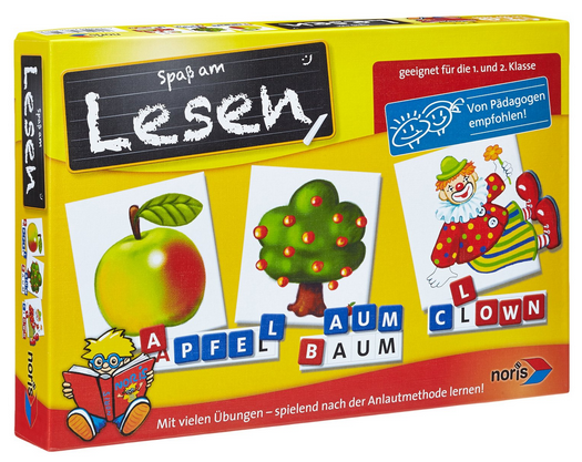Spaß am Lesen: Kinderspiel für Grundschüler