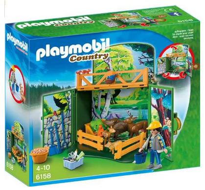 Waldtierfütterung von Playmobil reduziert