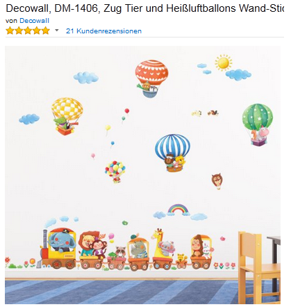 Wandsticker fürs Kinderzimmer