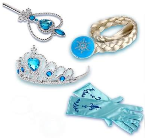 Cosplay für Mädchen; Die Eiskönigin Elsa Accessoires