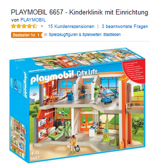 Kinderklinik von playmobil