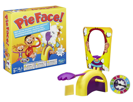 Pie Face lustiges Familienspiel Torte ins Gesicht