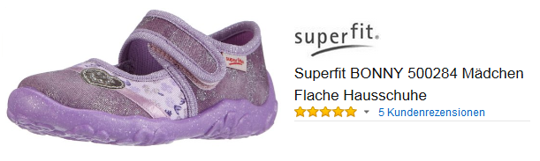Superfit BONNY 500284 Kinderschuhe für Mädchen
