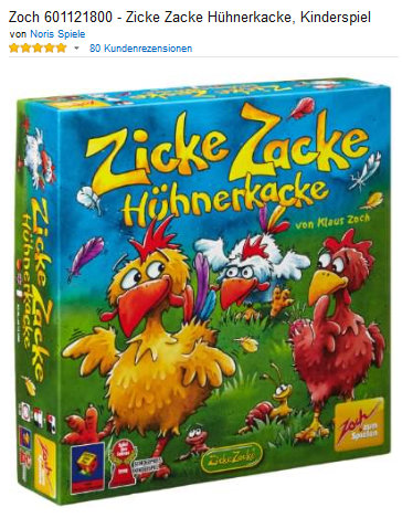 Zicke Zacke Hühnerkacke reduziert