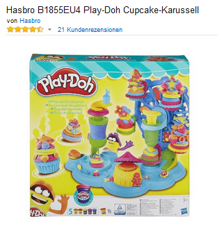 Cupcake-Karussell von Play-Doh reduziert