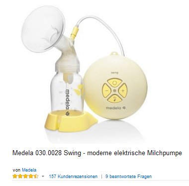 Swing Milchpumpe von Medela
