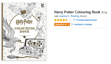 edles Harry Potter Colouring Book, Malbuch für Kinder & Erwachsene