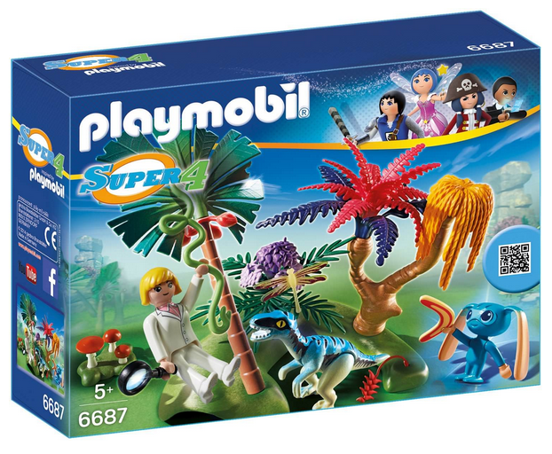 playmobil Lost Island mit Alien & Raptor