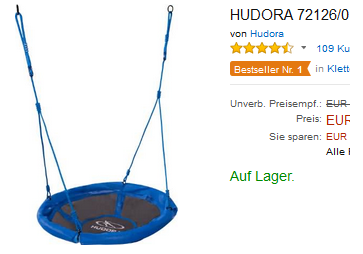 90 cm Nestschaukel von Hudora