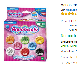 Aquabeads Nachfüllpack Perlen