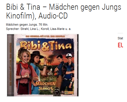 Bibi & Tina Hörspiel zum Kinofilm