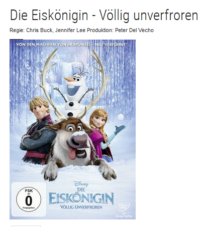 Die Eiskönigin auf DVD reduziert &  versandkostenfrei