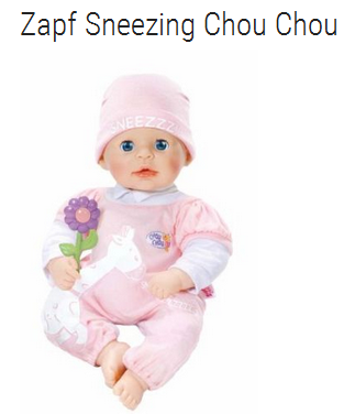 Sneezing Chou Chou Babypuppe stark reduziert