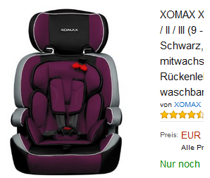 XOMAX Kindersitz fürs Auto
