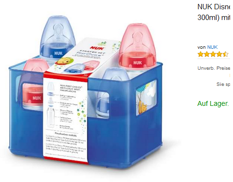 reduziertes First Choice+ Starter Set von NUK