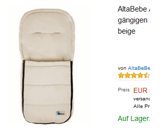 AltaBebe Sommerfußsack