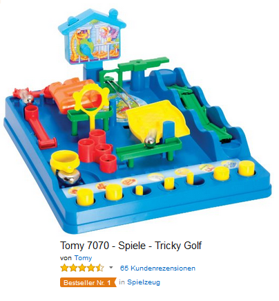 Kinderspiel Tricky Gold von Tomy