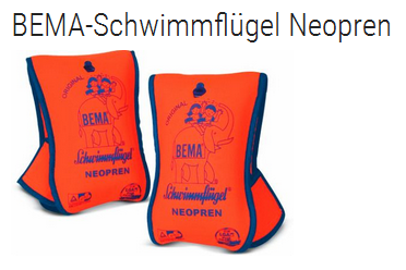 Neopren Schwimmflügel von BEMA