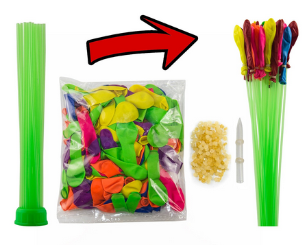 Wasserbomben und Füllhilfe