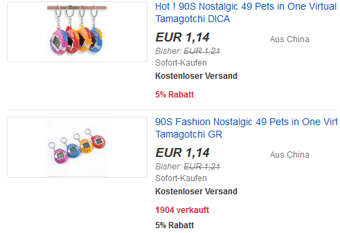 Tamagotchi billig