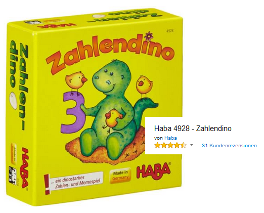 Zahlendino von Haba billig bestellen