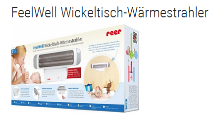 FeelWell Wickeltisch-Wärmestrahler von reer