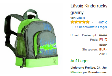 Lässig Rucksack Little Monsters